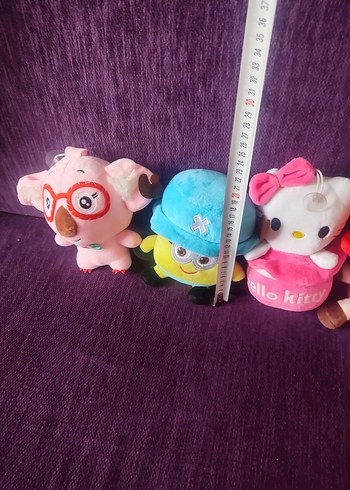 Renkli Peluş Oyuncak Seti - Görsel 11