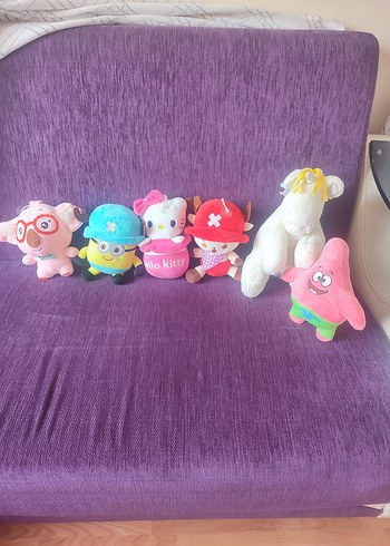 Renkli Peluş Oyuncak Seti - Görsel 12