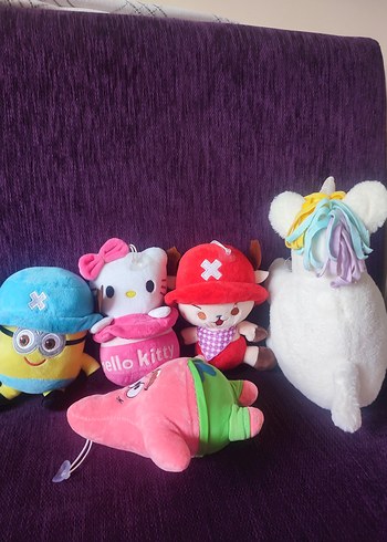 Renkli Peluş Oyuncak Seti - Görsel 9