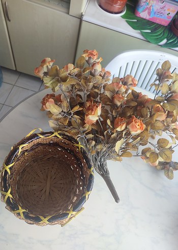 sepette yapay çiçek - Görsel 8