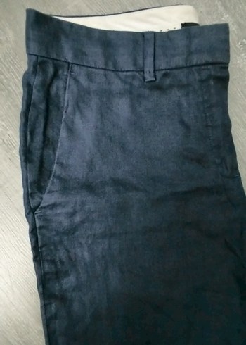 Massimo Dutti Lacivert Keten Pantolon s beden