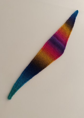 Renkli Örgü Kadın Atkı - Görsel 3