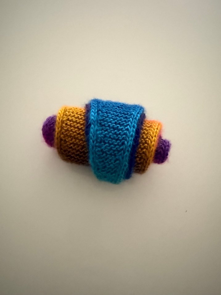 Renkli Örgü Kadın Atkı - Görsel 2