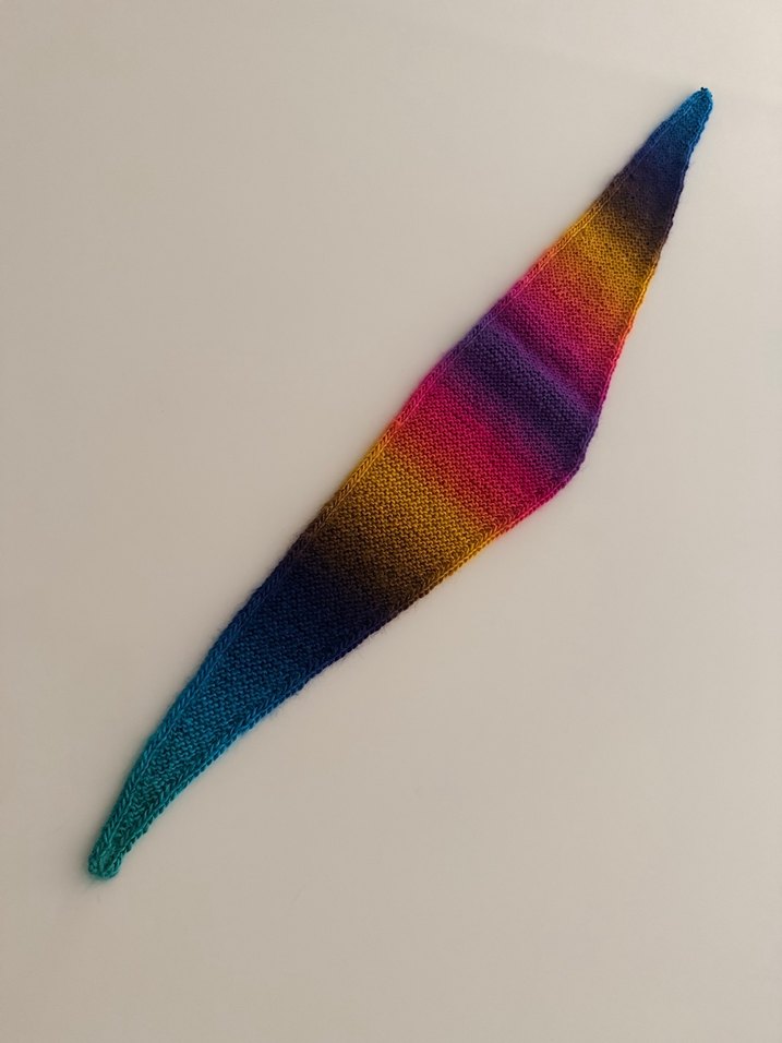 Renkli Örgü Kadın Atkı - Görsel 3