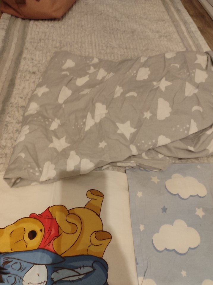 Pamuk Gri Desenli Çocuk Uyku Seti - Görsel 3