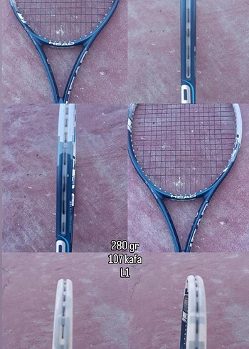 Mavi Tenis Raketi 280gr, 107 Kafa