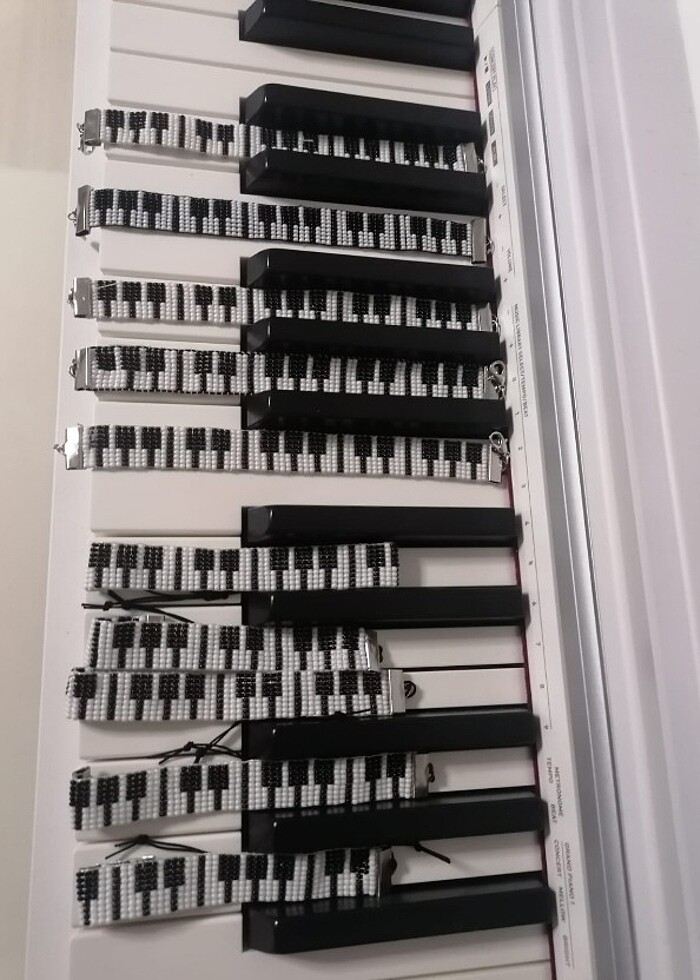 Miyuki Piyano bileklik  - Görsel 2