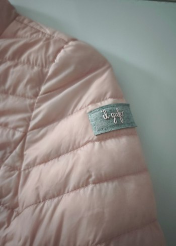 Pembe kız çocuk mont - Görsel 2