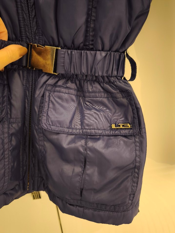 Kemerli, İnce Kesim Gri Kadın Kışlık Ceket - Görsel 2