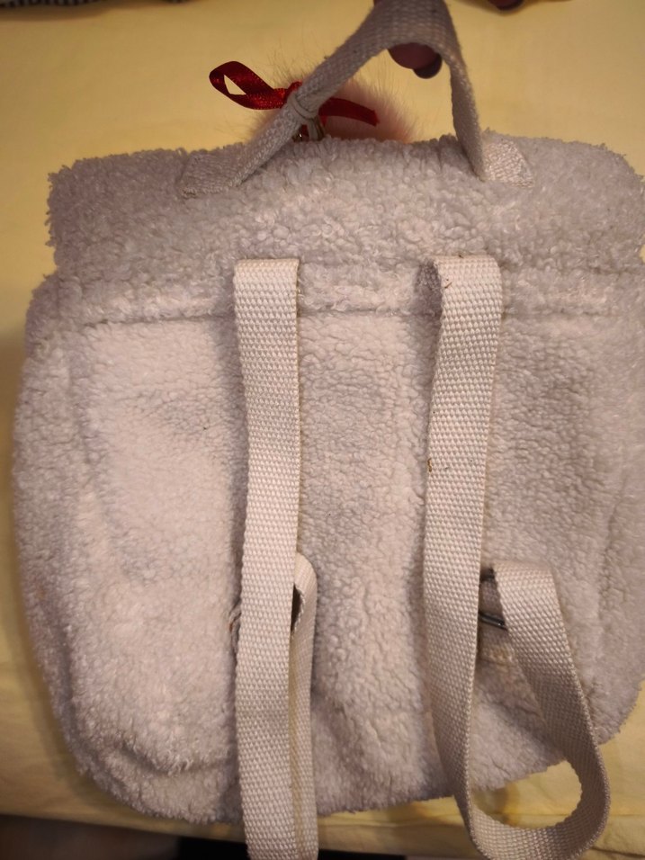 Nakışlı Beyaz Bebek Çantası G!RL - Görsel 3