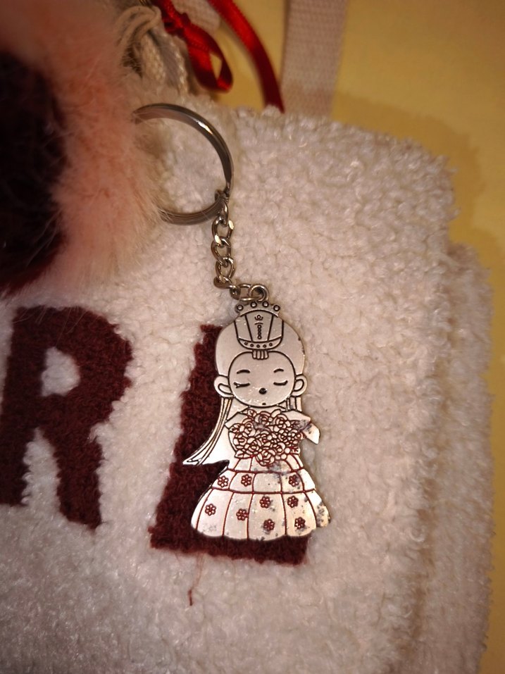 Nakışlı Beyaz Bebek Çantası G!RL - Görsel 2