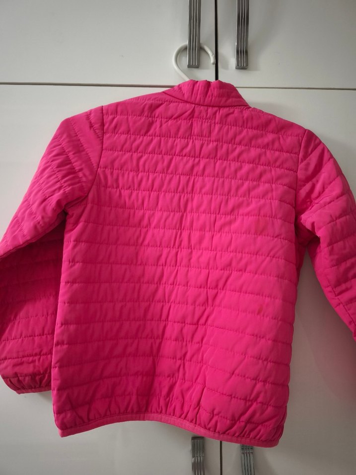 Kız Çocuk Parlak Pembe Fermuarlı Mont chicco - Görsel 2