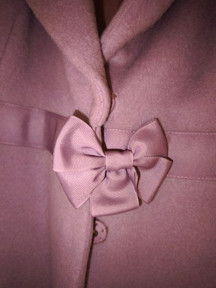 Kemer Detaylı Pudra Rengi Kaban - Görsel 3