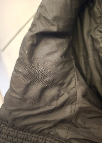 Siyah Fermuarlı erkek şişme mont - Görsel 5