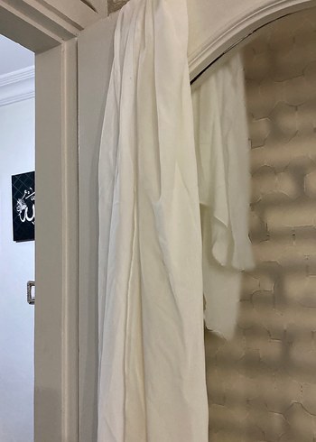 1 defa gıyıldı gelınlık süt rengı uzunluk ünü 155 arka 190 - Görsel 7