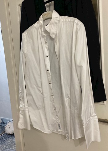 Klasik Siyah Erkek Takım Ceketi gömlek le beraber - Görsel 17