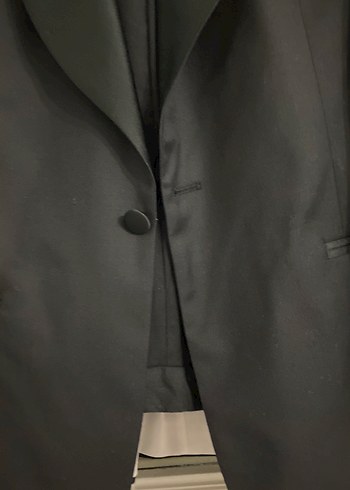 Klasik Siyah Erkek Takım Ceketi gömlek le beraber - Görsel 3