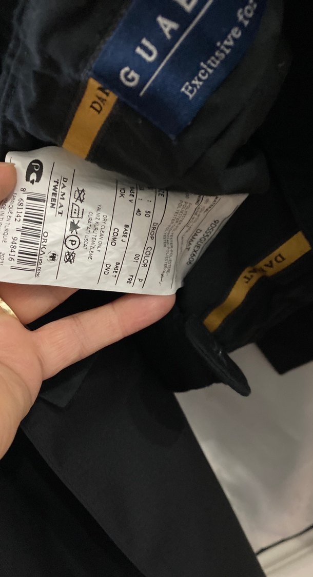 Klasik Siyah Erkek Takım Ceketi gömlek le beraber - Görsel 5