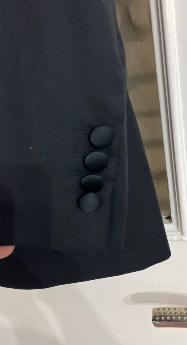 Klasik Siyah Erkek Takım Ceketi gömlek le beraber - Görsel 2