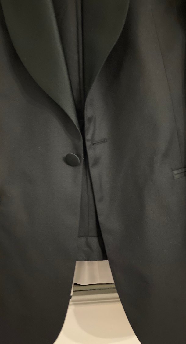 Klasik Siyah Erkek Takım Ceketi gömlek le beraber - Görsel 3