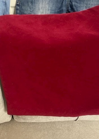 Az kulanıldı 4 âdet bordo kırlent 45 45 santım kadıfe - Görsel 4