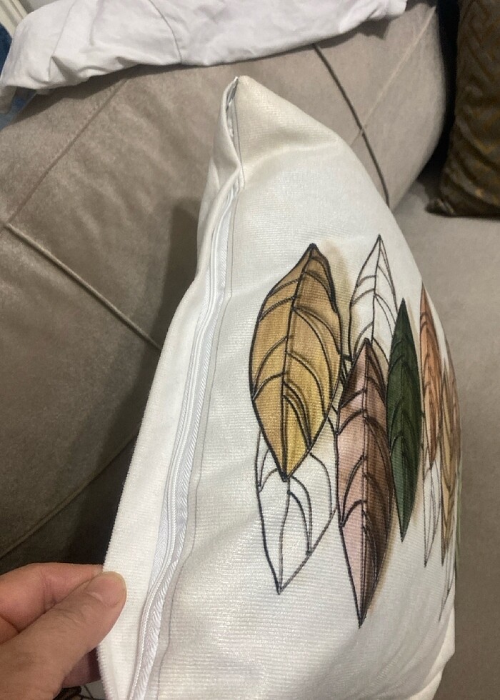 45 45 santim kırlent çok şık yenı hıç yıkanmadı - Görsel 4