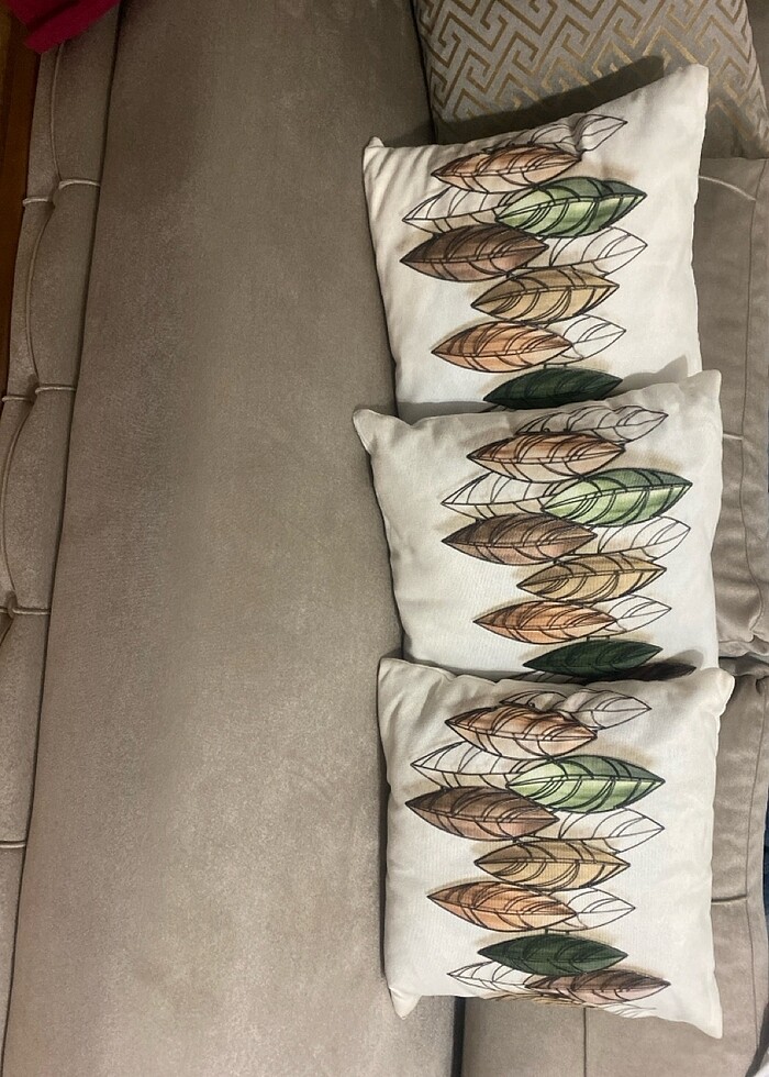 45 45 santim kırlent çok şık yenı hıç yıkanmadı - Görsel 2