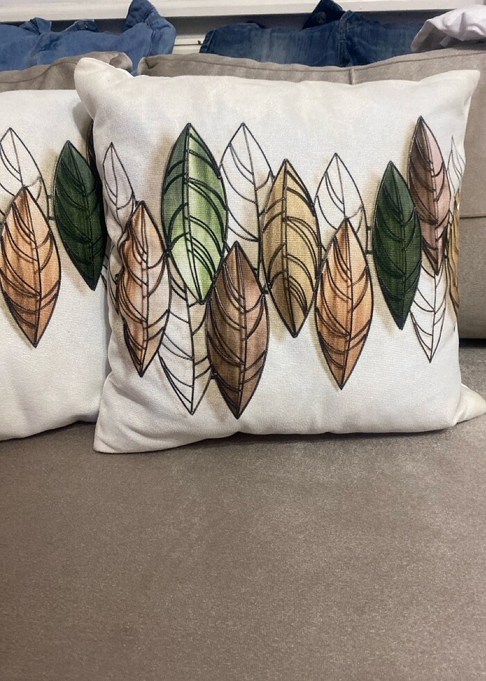 45 45 santim kırlent çok şık yenı hıç yıkanmadı - Görsel 3