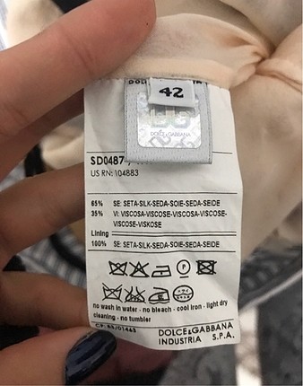 s Beden siyah Renk D&G Elbise