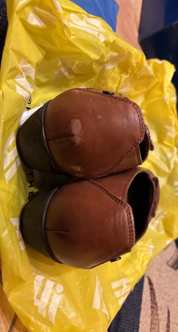 Kahverengi Tokalı Dolgu Topuk tanca ayakkabı - Görsel 3