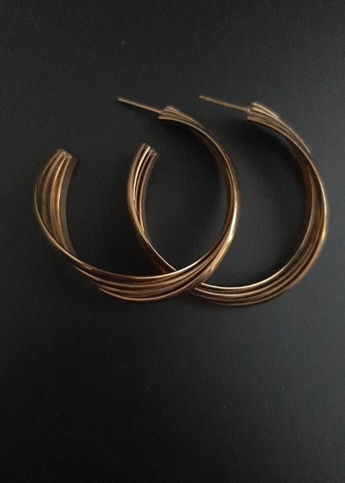 Vintage küpe - Görsel 2