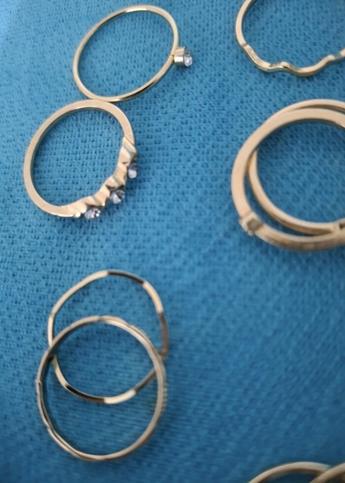 Hem gümüş hem altın yüzükler - Görsel 5