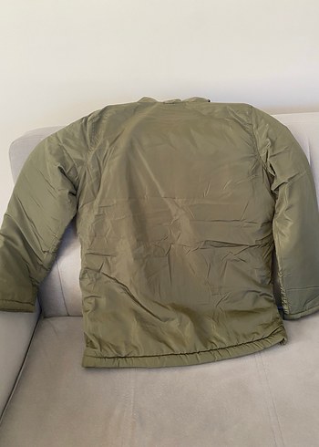 Erkek Haki Fermuarlı Günlük Mont - Görsel 2