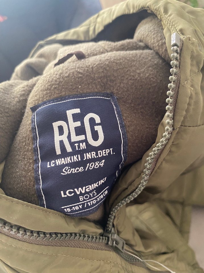 Erkek Haki Fermuarlı Günlük Mont - Görsel 3