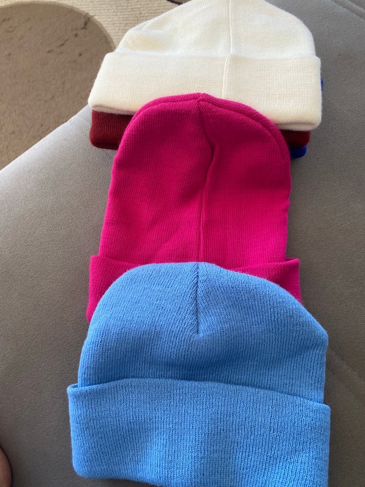 Renkli Örme Kadın Bere - Görsel 3