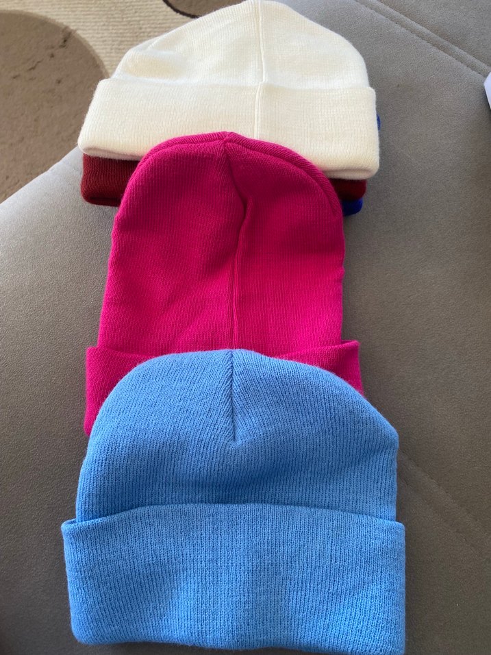 Renkli Örme Kadın Bere - Görsel 4