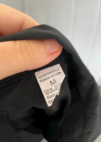 Trendyol & Milla Siyah Düğmeli Kadın Keten Gömlek