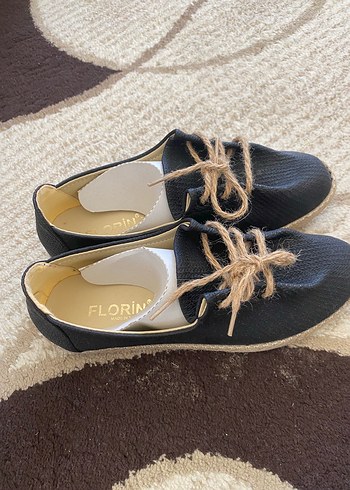 Kahverengi Bağcıklı Kadın Dolgu Topuk Espadril - Görsel 2