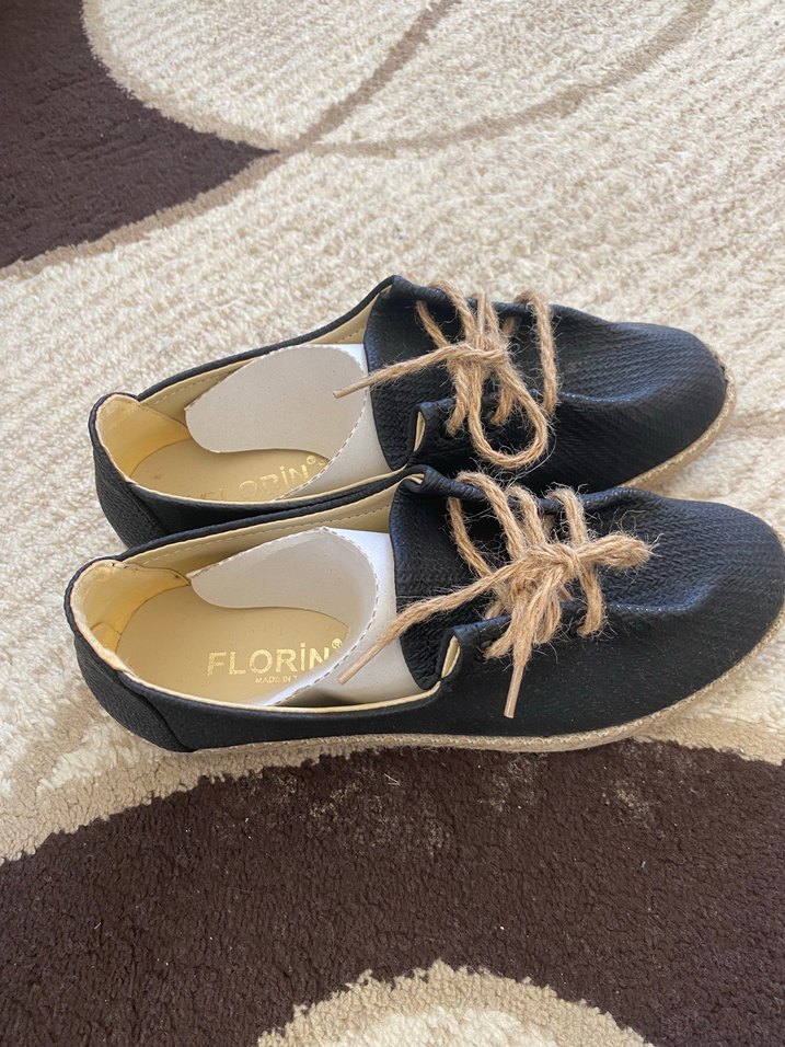 Kahverengi Bağcıklı Kadın Dolgu Topuk Espadril - Görsel 2