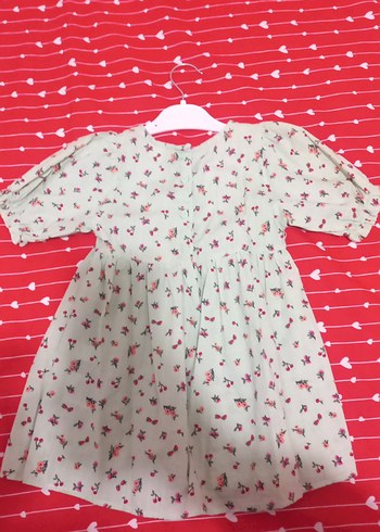 Çiçek Desenli Bohem Kız Elbisesi - Görsel 2