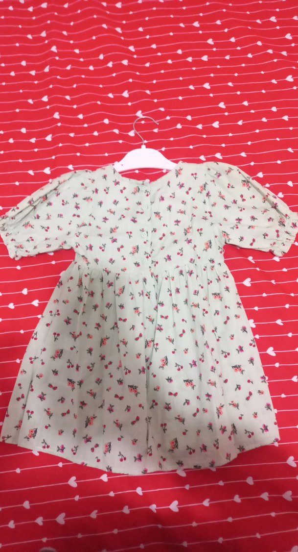 Çiçek Desenli Bohem Kız Elbisesi - Görsel 2