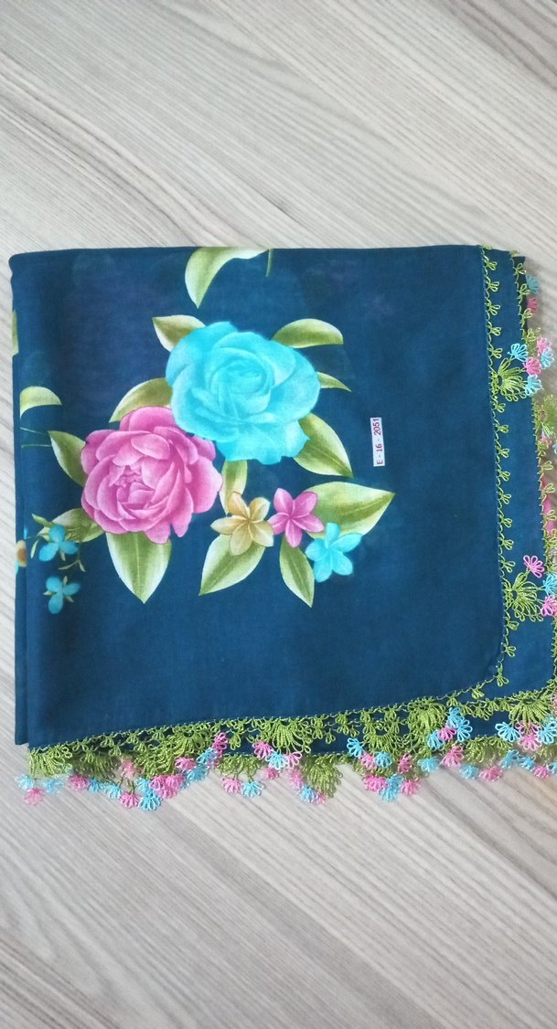 Mavi iğne oyası yazma - Görsel 2