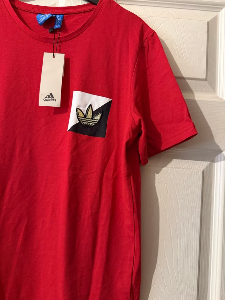 Erkek Kırmızı Kısa Kollu Baskılı Tişört - Görsel 2