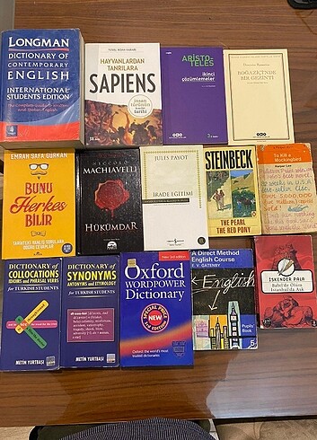 İngilizce Türkçe roman ve kaynak 