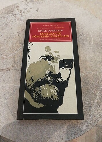 Emile Durkheim sosyolojik yöntemin kuralları 