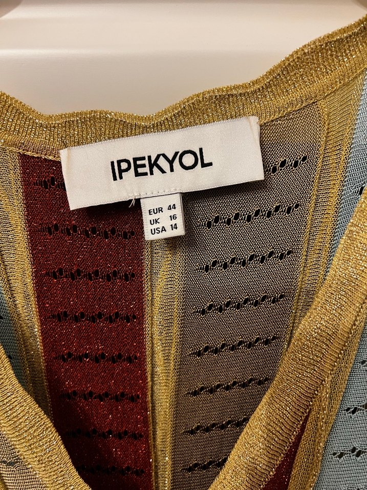 Bohem Çok Renkli Pilili Uzun Elbise - Görsel 4