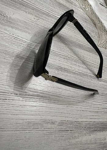 Zincir Detaylı armani  Siyah Klasik Kadın Gözlüğü - Görsel 2