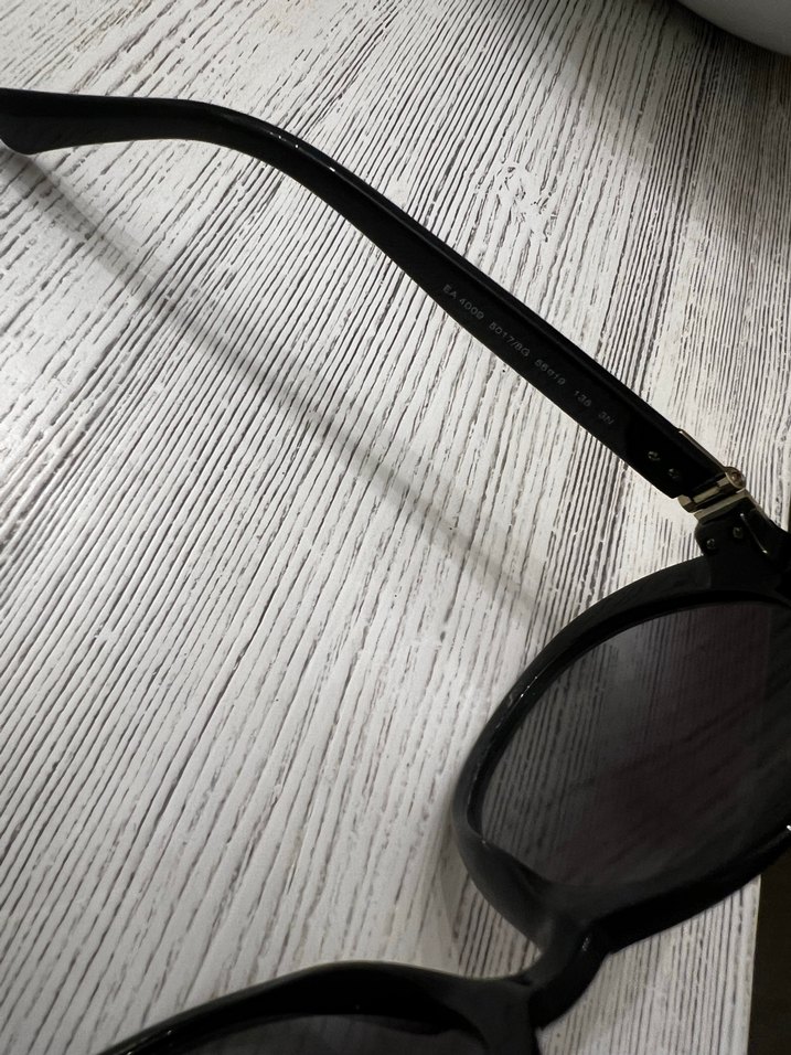 Zincir Detaylı armani  Siyah Klasik Kadın Gözlüğü - Görsel 3