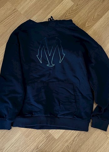 MAVİ Kapüşonlu Fermuarlı Sweatshirt