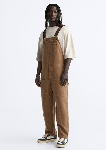 ZARA CEPLİ CARPENTER SALOPET